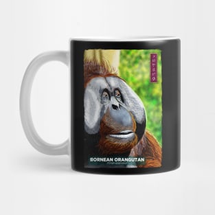 Bornean Orangutan - Black Mug